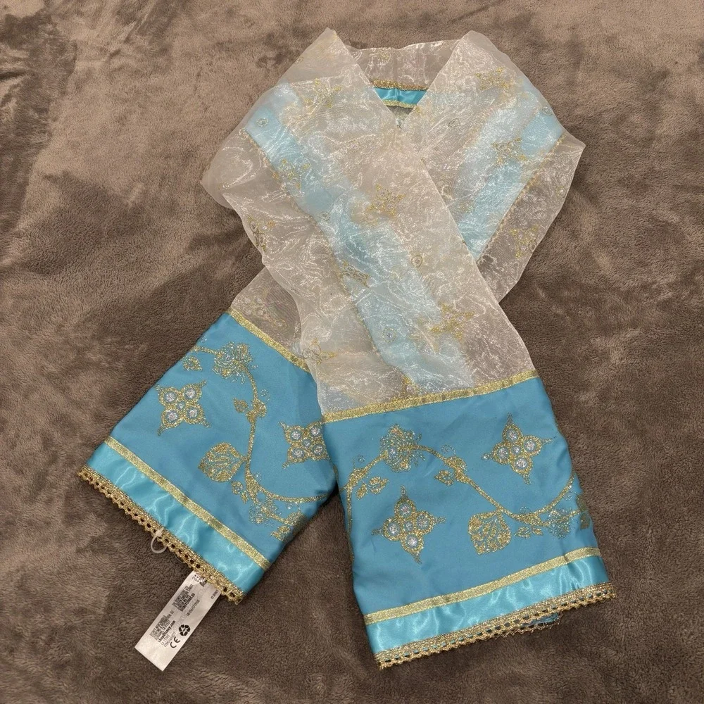 Princess Jasmine Disney Girls Dress Up‎ Cosplay Costume Scarf Wrap Accessory